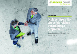 E-Booklet: Insider-Tipps für ein erfolgreiches Vorstellungsgespräch